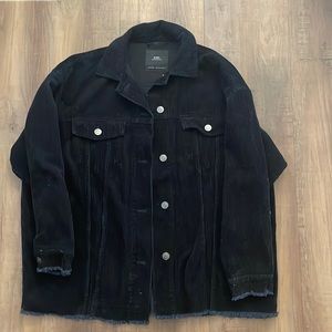 Black corduroy Zara jacket